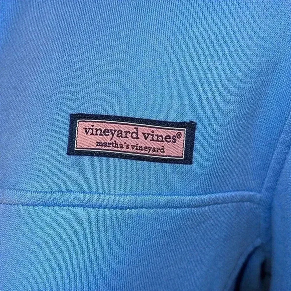 Vineyard Vines Women’s Madras Patchwork Shoulder Shep Shirt Sweatshirt Medium - Picture 7 of 16